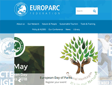 Tablet Screenshot of europarc.org